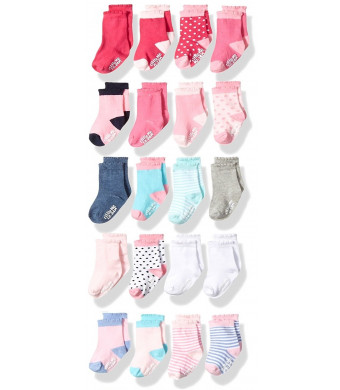 Little Me Baby 20 Piece Assorted Socks, Girls', Multi, 0-12/12-24 Months