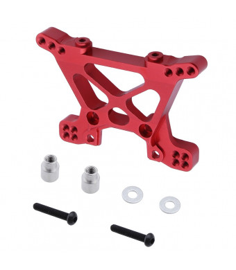 Hobbypark Aluminum Front Shock Tower for Traxxas 1/10 Slash 4x4 Hop Up Alloy Parts Upgrade Replacement of 6839 Red