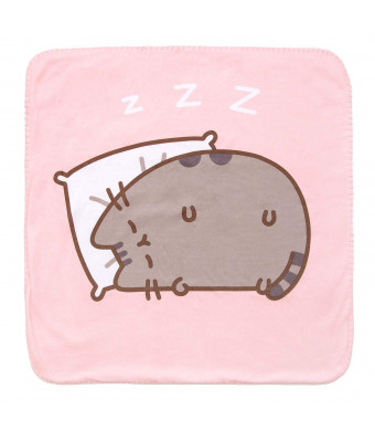 Pusheen Mini Throw Blanket for Cozy, Soft Comfort 24 x 24 inches (Zzzz Snooze)