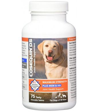 Cosequin DS Plus MSM HA for Dogs (75 chewable Tablets)
