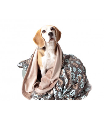 UTEX Premium Microfiber Pet Blanket, for Small/Medium/Large Dogs, Puppy Kitten Bed, Warm, Soft, Plush
