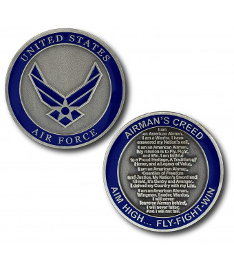 U.S. Air Force The Airman's Creed Challenge Coin