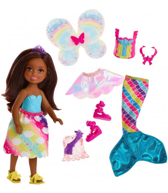 Barbie Dreamtopia Rainbow Cove Chelsea Doll And Fashions Set, Brunette