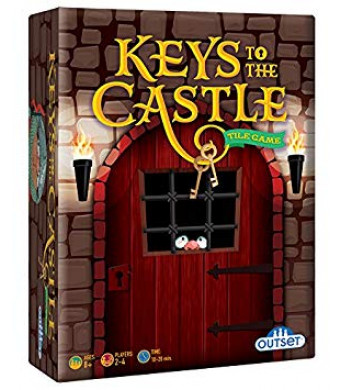 Outset Media - Keys to the Castle - Race Your Fellow Knights Through the Castle in this Fast Paced Strategy Card Game - Ages 8+