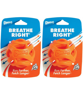 Chuckit! (2 Pack) Breathe Right Fetch Ball (Large)
