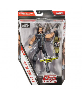 WWE Elite Collection Then Now Forever Seth Rollins Action Figure (with WWE Championship Belt)