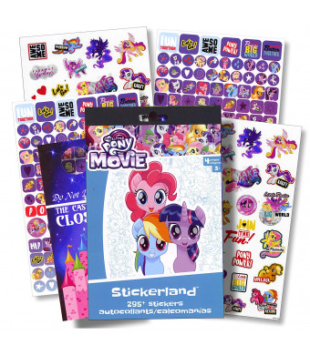 My Little Pony: The Movie - My Little Pony Stickers - Over 295 Stickers Bundled with Specialty Door Hanger