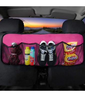 FH Group FH1122PINK Car Trunk Organizer (Multi-Pocket Storage Collapsible for Easy Carry Perfect for Garage or Grocery Store), 1 Pack