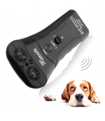 Dog repellent,NNDA CO New Ultrasonic Dog Chaser Stop Aggressive Animal Attacks Repeller Flashlight