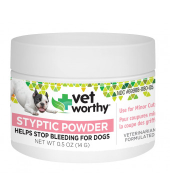 Vet Worthy Styptic Powder for Dogs and Cats