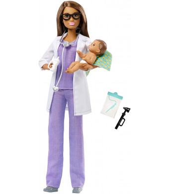Barbie Baby Doctor Doll and Playset