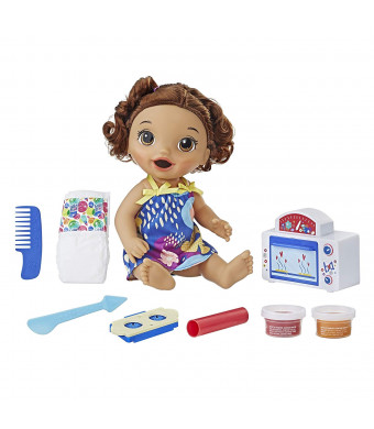 Baby Alive Snackin' Treats Baby (Brown Curly Hair)