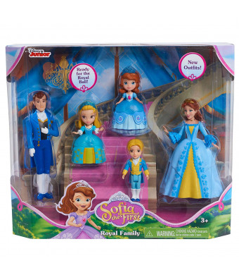 SOFIA Just Play Sofia the First Royal Family Set, Multicolor (Amazon Exclusive)