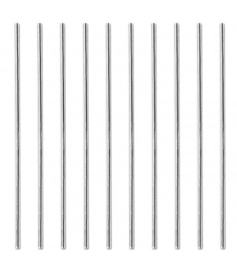 Sutemribor 3mm x 100mm Model Straight Metal Round Shaft Rod Bars for DIY RC Car, RC Helicopter Airplane (10 PCS)