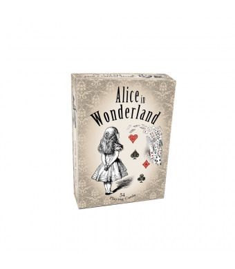 Alice in wonderland playing cards, full 54 poker-size card deck