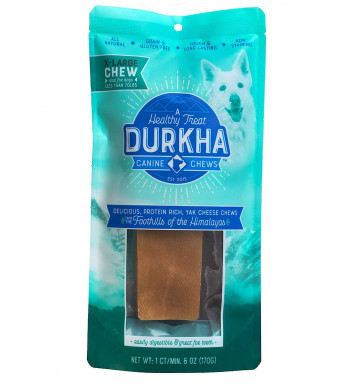 Durkha Yak Cheese Himalayan Dog Chews | Natural Yak Milk Dog Chew ~ Himalayan Yak Treats for Dogs
