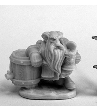 Reaper Miniatures Dwarf Brewer #77461 Bones Plastic DandD RPG Mini Figure