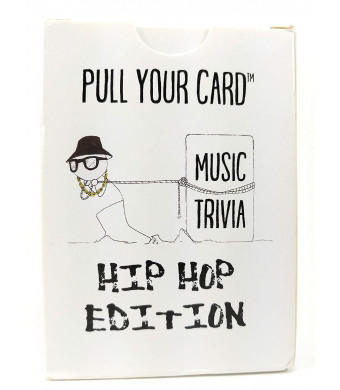 Pull Your Card Music Trivia: Hip Hop Edition | Multiple Choice Game Deck | Party Game | Game Night | Rap Trivia | Hip Hop History | Rap History |