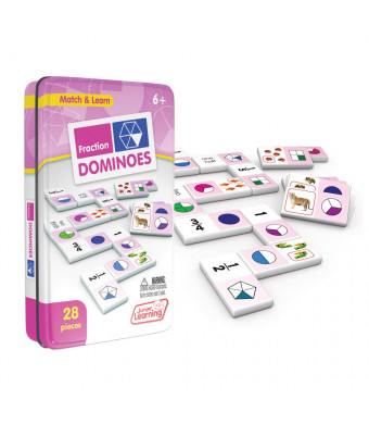 Junior Learning Fraction Dominoes Educational Action Games