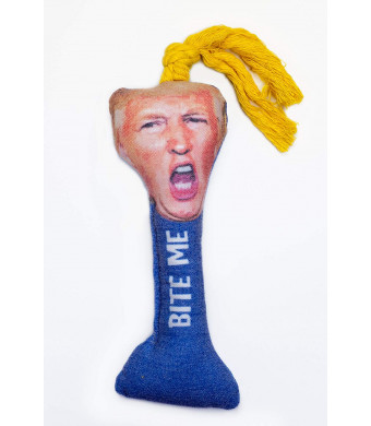 Donald Trump " Bite Me " Pet Chew Toy