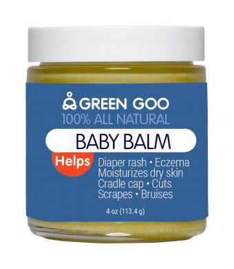 Green Goo All-Natural Skin Care, Baby Balm, Jar, 4 Ounce
