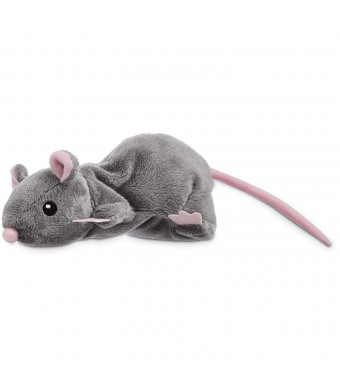 Leaps and Bounds Grey Rat Cat Toy, Gray