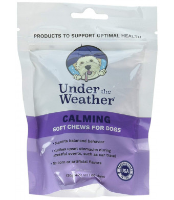 Under the Weather Calming Soft Chews for Dogs (60 Count Pack)