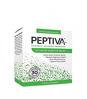 Peptiva Advanced Digestive Relief - Clinically Validated, Premium Probiotic