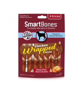 SmartBone Chicken Wrapped Sticks, Large