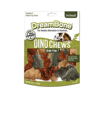DreamBone DBDC Large Dinochews Pet Chew Treats, Rawhide Free