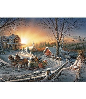 Buffalo Games - Terry Redlin - The Pleasures of Winter - 1000 Piece Jigsaw Puzzle
