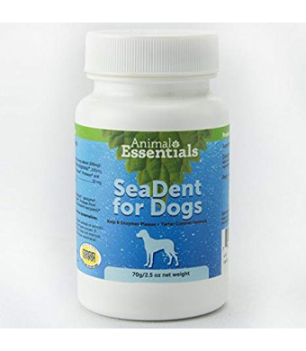 Animal Essentials SeaDent Kelp and Enzymes Plaque and Tartar Control Dog Supplement, 2.5-oz