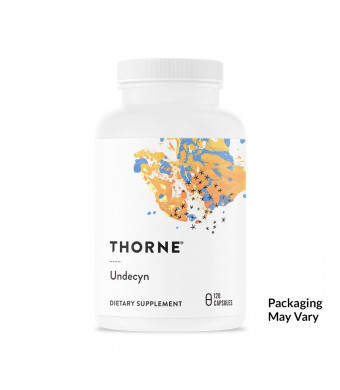 Thorne Research - Undecyn - Undecylenic Acid (in the Form of Calcium Undecylenate) with Betaine HCL and Berberine - 120 Capsules