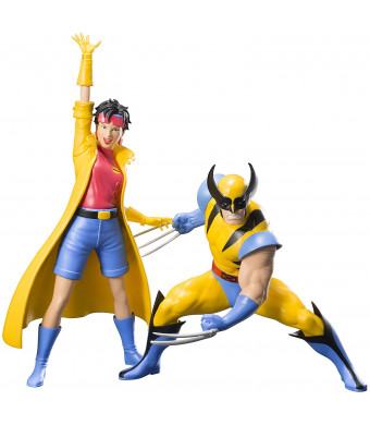 Kotobukiya Marvel Universe XMen '92 Wolverine and Jubilee Two Pack