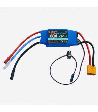 60A RC Brushless Motor Electric Speed Controller ESC 4A UBEC with XT60 and 3.5mm bullet plugs