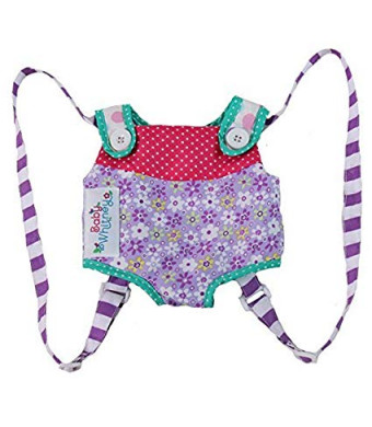 Small Patchwork Front Carrier for Dolls - Fits 18" American Girl Doll