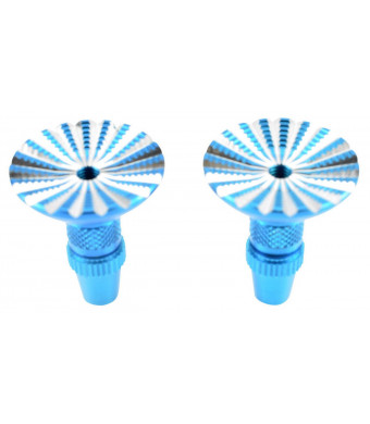 Apex RC Products Blue Futaba / Spektrum DX5i DX6 DX6i DX7S DX8 DX9 / Taranis X9D Umbrella Transmitter Gimbal Sticks Ends #1713