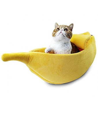 PET GROW Cute Cat Bed House, Pet Bed Soft Cat Cuddle Bed, Lovely Pet Supplies for Cats Kittens Rabbit Small Dogs Bed