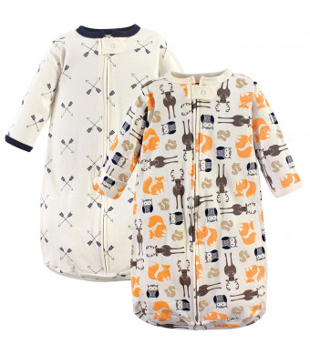 Hudson Baby Unisex Baby Safe Sleep Wearable Long-Sleeve Sleeping Bag