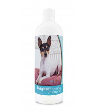 Healthy Breeds Bright Whitening Dog Shampoo for White and Lighter Fur - Over 150 Breeds - Pina Colada Scent - 12 oz