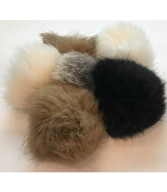 Barker Brands Inc. Real Fur Balls Natural Cat Toy 6 Pack
