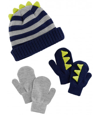 Simple Joys by Carter's Baby and Toddler Boys' Hat and Mitten Set