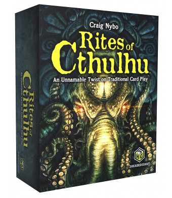 Quirky Engine Entertainment Rites of Cthulhu The Game - Fantasy Card Game Based On H.P. Lovecraft Stories - Featuring Characters from The Cthulhu Work - 2 to 6 Players