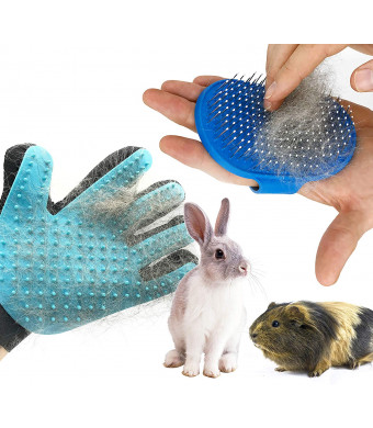 Dasksha Rabbit Grooming Kit with Rabbit Grooming Brush - Rabbit Hair Brush and Rabbit Hair Remover- Bunny and Guinea Pig
