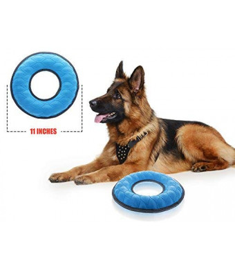 Tuff Pupper Multi-Use Floating Dog Ring Toy and Dog Water Toy | Great Dog Fetch Toy for Exercise - Bounces On Surfaces | NOT for Destructive Chewers