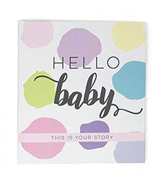 Bobee Baby Journal Memory Book Girl Baby's Journey First 5 Years Pregnancy and Birth Story, Footprints, Months 1-12, Birthdays 1-5, First Day of School, Special Memories