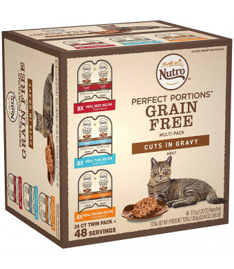 NUTRO Perfect PORTIONS Grain Free Cuts in Gravy Wet Cat Food