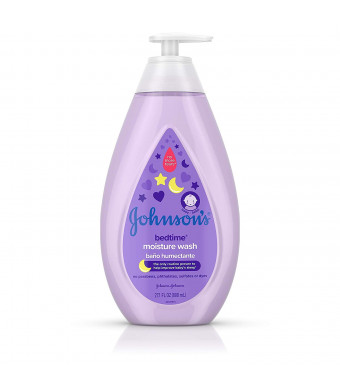 Johnson's Tear-Free Bedtime Baby Moisture Wash with Soothing NaturalCalm Aromas, 27.1 fl. oz