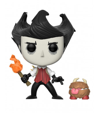Funko Pop and Buddy Games: Don't Starve - Wilson with Chester Collectible Figure, Multicolor