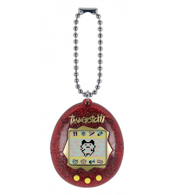Tamagotchi Electronic Game, Red Glitter
